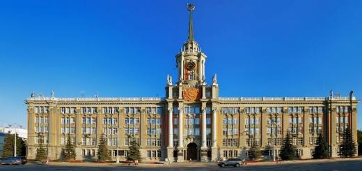 Vackra platser av Yekaterinburg Manor Rastorguva - Kharitonov