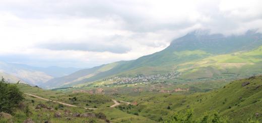 Federal Lezghin nationell-kulturell autonomi Den högsta punkten i Dagestan över havet
