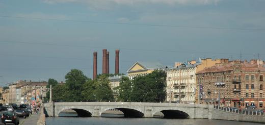 Panorama över Bolshoi Obukhovsky-bron