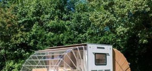Do-it-yourself mobile home, camping options Do-it-yourself camper from a minibus