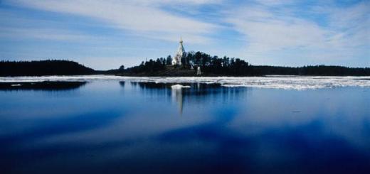 Ladogasjöns skönhet och hårda karaktär Sjökort över Ladogasjön